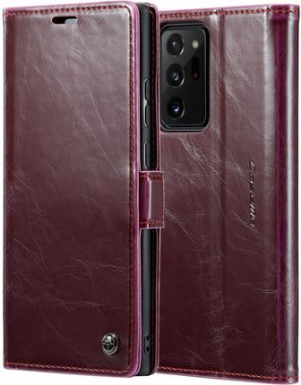 Caseme Etui Skórzane Do Galaxy Note 20 Ultra Portfel Case Obudowa Z Klapką