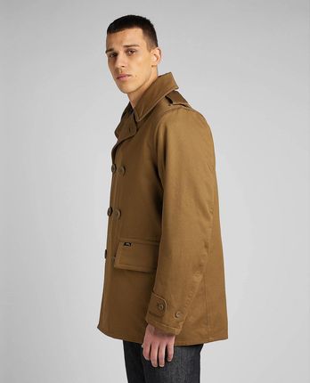LEE 101 REEFER JACKET DARK TAN L97IDFYB - zdjęcie 3