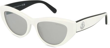 MonclerML0258 MODD Damskie okulary przeciwsłoneczne, Oprawka: Acetat, biały