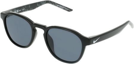 NIKE SMASH DZ7382 okulary przeciwsłoneczne dla nastolatków, Oprawka: Tworzywo sztuczne, czarny