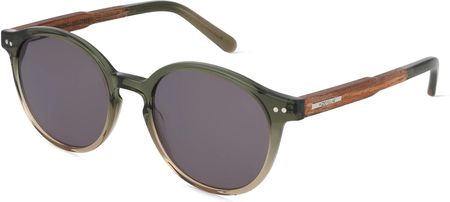 Woodfellas 10777 TROSTBERG Damskie okulary przeciwsłoneczne, Oprawka: Holz Acetate, brązowy