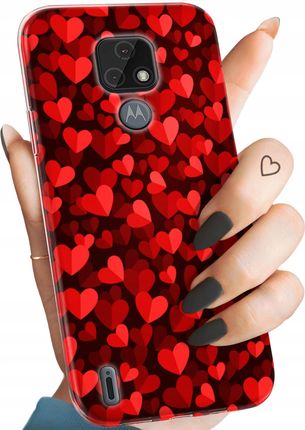 Hello Case Etui Do Motorola Moto E7 Walentynki Miłość