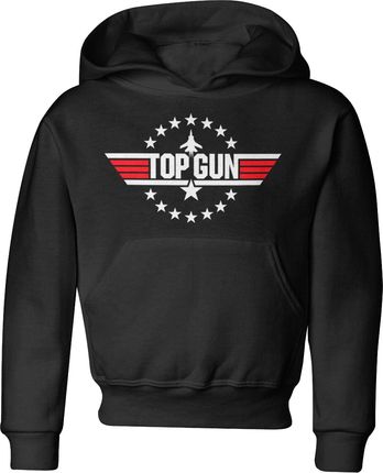 Top Gun Dziecięca bluza (122, Czarny)