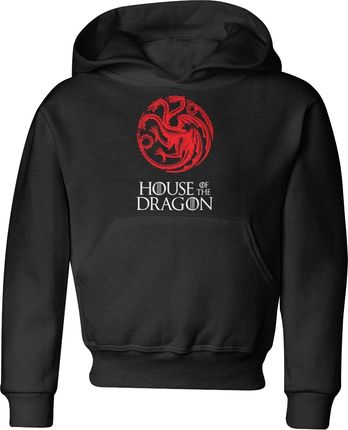 House of dragon Ród smoka Dziecięca bluza (122, Czarny)