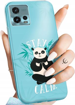 Hello Case Etui Do Motorola Moto G72 Panda Bambus Pandy Obudowa Pokrowiec Case