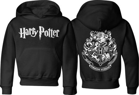 Harry Potter Dziecięca bluza prezent dla fana harrego pottera (134, Czarny)