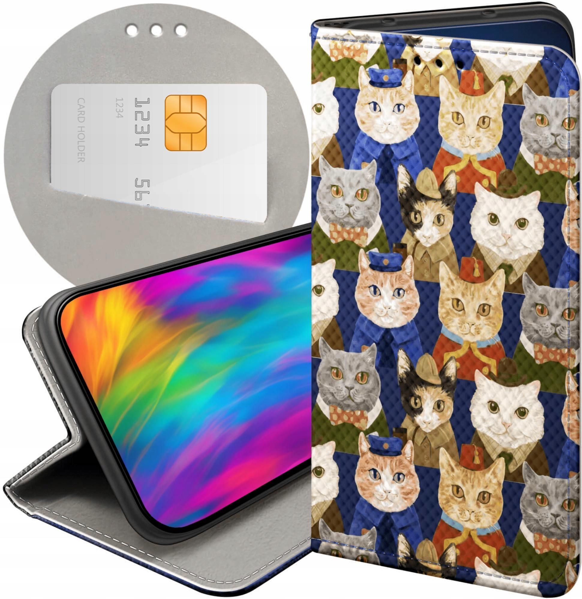 Hello Case Etui Z Klapką Do Motorola Moto E7 Power Koty Kociaki Kotki ...