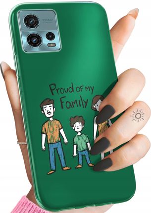 Hello Case Etui Do Motorola Moto G72 Rodzina Familia Dom Obudowa Pokrowiec Case