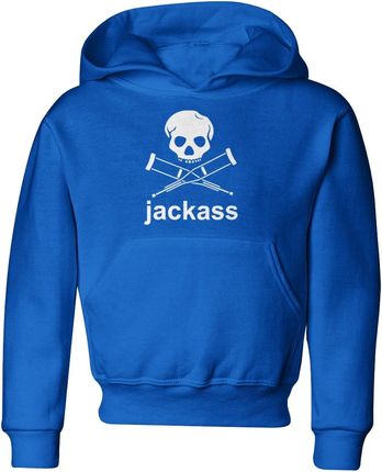 Jackass Dziecięca bluza (152, Niebieski)