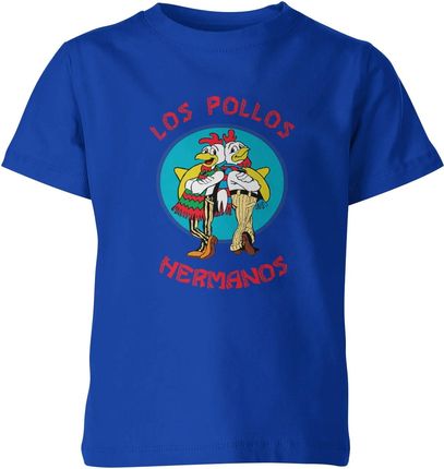 Breaking Bad Los Pollos Hermanos Dziecięca koszulka (128, Niebieski)