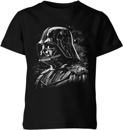 Star Wars Darth Vader Gwiezdne Wojny Dziecięca koszulka (128, Czarny)