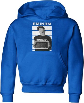 Eminem Slim Shady Dziecięca bluza (134, Niebieski)