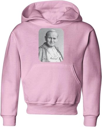 Jan Pawel II 2 Papież Religijna Chrześcijańska Dziecięca bluza (134, Różowy)