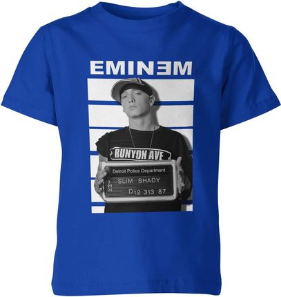 Eminem Slim Shady Dziecięca koszulka (128, Niebieski)