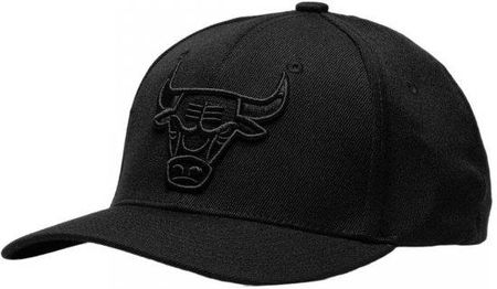 Mitchell &amp; Ness czapka z daszkiem bejsbolówka NBA Logo Classic Chicago Bulls HHSSINTL101-CBUYYPPPBLCK