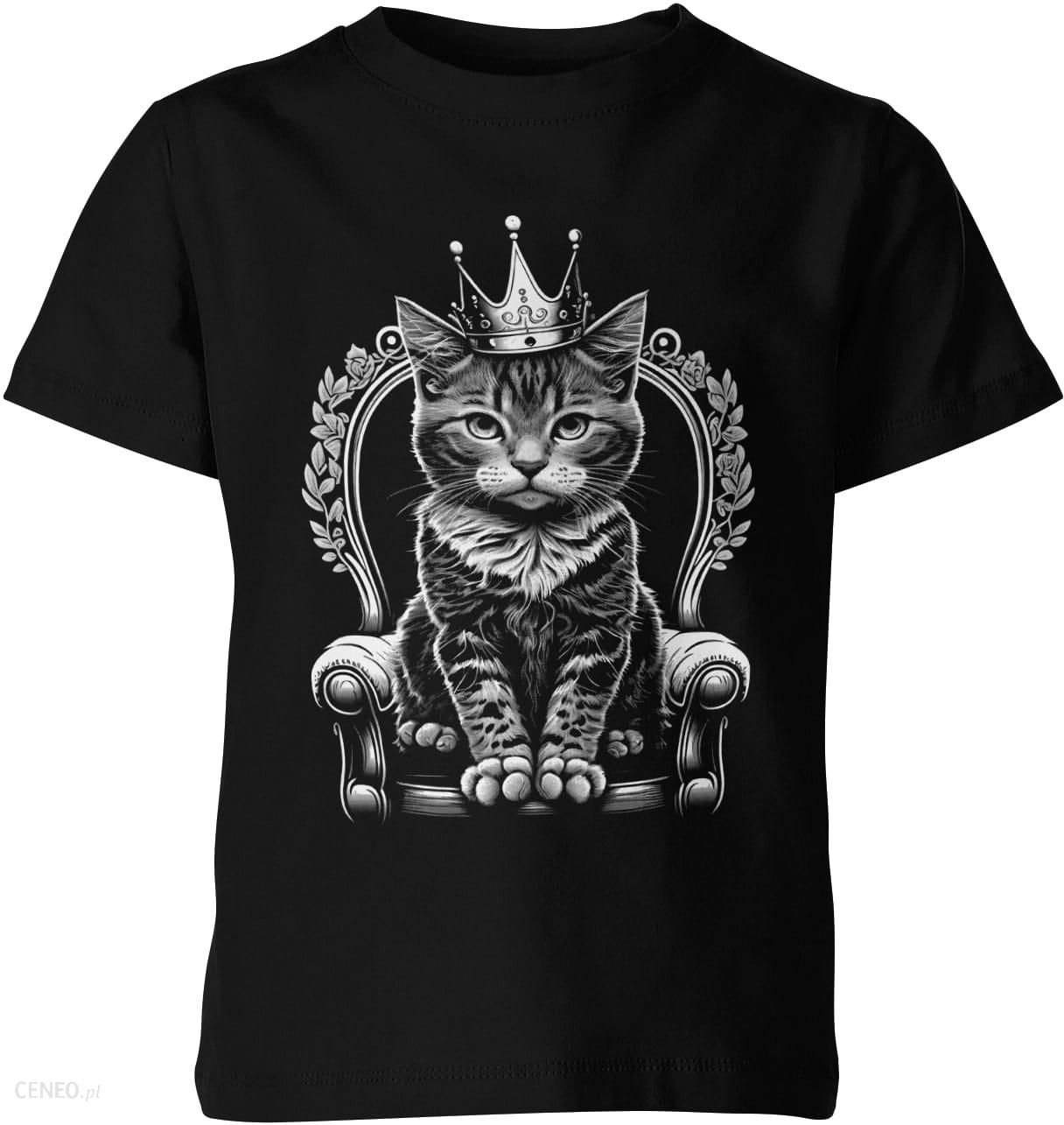 Kot z kotem śmieszna Dziecięca koszulka (140, Czarny) - Ceny i opinie ...