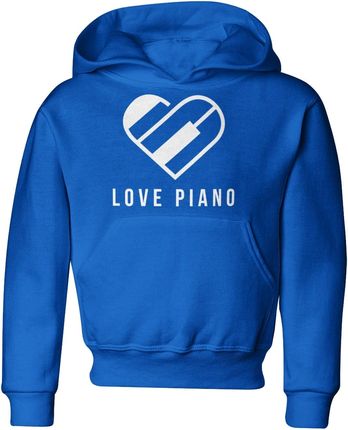 Fortepian z pianinem Dziecięca bluza (122, Niebieski)