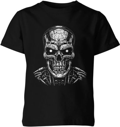 Terminator T 800 Dziecięca koszulka (128, Czarny)