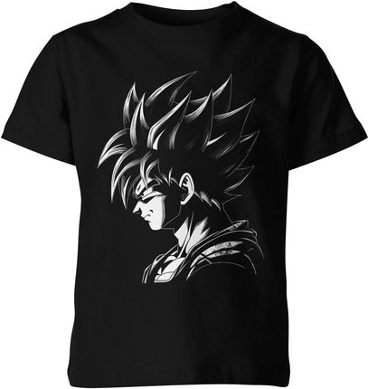 Goku ssj2 dragon ball Z Dziecięca koszulka (128, Czarny)