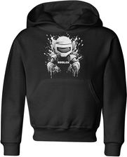 Robot Roblox Dziecięca bluza (152, Czarny)