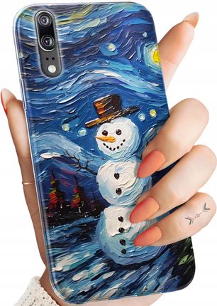 Hello Case Etui Do Huawei P20 Pro Bałwan Zima Śnieg
