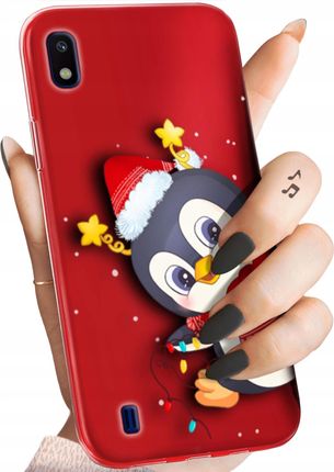 Hello Case Etui Do Samsung Galaxy A10 Święta Christmas Mikołaj Obudowa Pokrowiec