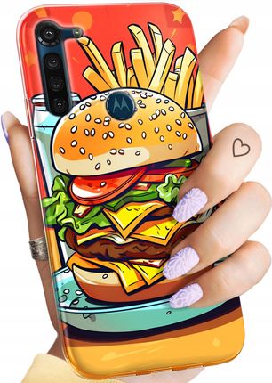 Hello Case Etui Do Motorola Moto G8 Power Hamburger