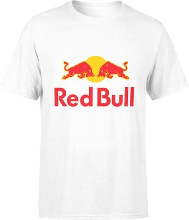 Red Bull racing Męska koszulka z nadrukiem f1 (S, Biały)