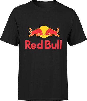 Red Bull racing Męska koszulka z nadrukiem f1 (M, Czarny)