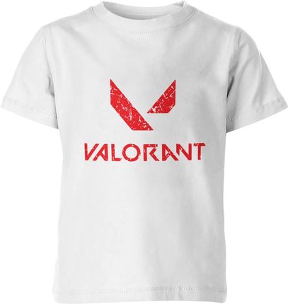 Valorant Dziecięca koszulka (128, Biały)