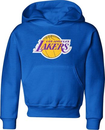 Los Angeles Lakers LA Dziecięca bluza prezent dla sportowca korzykarza (140, Niebieski)