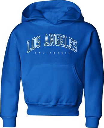 Los Angeles California Dziecięca bluza (122, Niebieski)