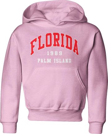 Florida Palm Island Dziecięca bluza (134, Różowy)