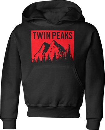 Twin Peaks Dziecięca bluza (134, Czarny)