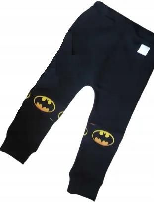 Spodnie czarne z Batmanem rozmiar 74