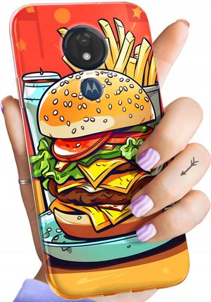Hello Case Etui Do Motorola Moto G7 Power Hamburger