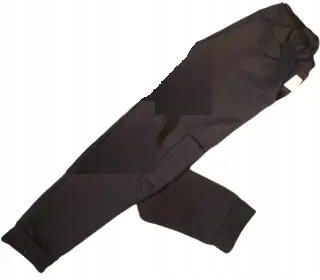 Spodnie ala bojówki z kieszonkami czekoladowe rozmiar 146