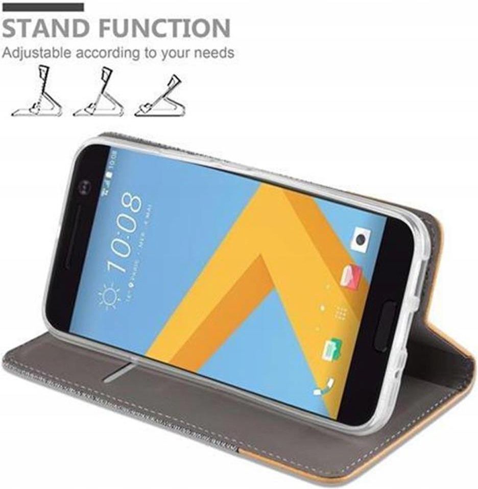 Cadorabo Custodia per HTC 10 (One M10) in ARGENTO METALLICO - Morbida Cover Protettiva Sottile di Silicone TPU con Bordo Protezione - Ultra Slim Case Antiurto Gel Back Bumper Guscio