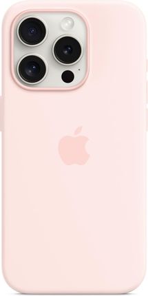 Apple Iphone 15 Pro Silicone Case With Magsafe Light Pink Etui na telefon ceny i opinie Ceneo.pl