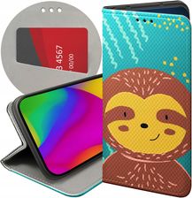 Hello Case Etui Z Klapką Do Realme 8 5G Leniwiec Case