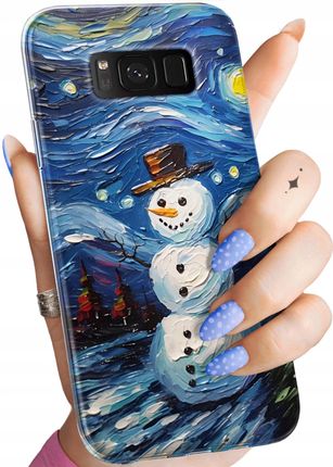 Hello Case Etui Do Samsung Galaxy S8 Bałwan Zima Śnieg Obudowa Pokrowiec Case