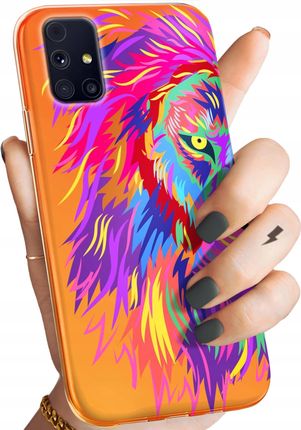 Hello Case Etui Do Samsung M31S Neonowe Neon Jaskrawe
