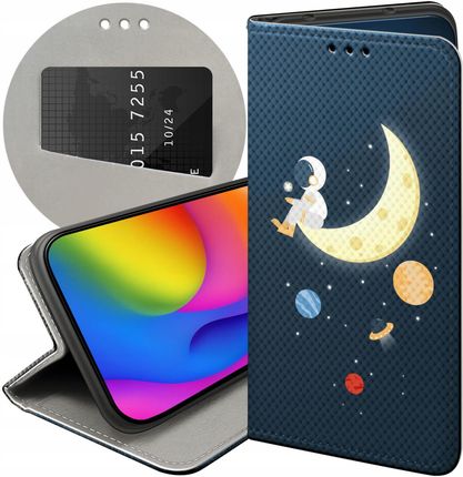 Hello Case Etui Do Huawei Honor X8 5G Honor X6 Honor 70 Lite Księżyc Gwiazdy