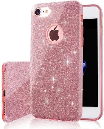 Nakładka Glitter 3W1 Do Samsung Galaxy S22 Ultra Różowa