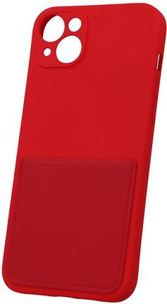 Nakładka Card Cover Do Iphone 14 Plus 6 7" Czerwony