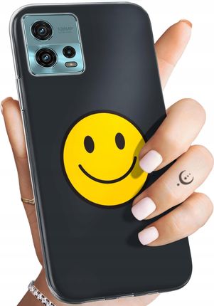 Hello Case Etui Do Motorola Moto G72 Uśmiech Smile Emoji Obudowa Pokrowiec Case