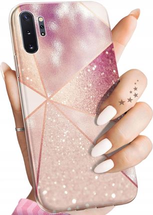 Hello Case Etui Do Samsung Galaxy Note 10 Plus Różowe Złoto Róż Obudowa Case