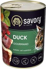 Savory Cat Adult Duck Karma Mokra Dla Dorosłych Kotów z Kaczką 400 g
