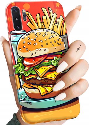 Hello Case Etui Do Samsung Galaxy Note 10 Plus Hamburger Burgery Fast Food Case