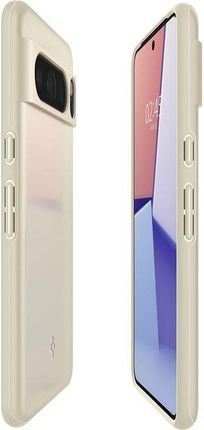 Spigen Etui Thin Fit Do Google Pixel 8 Pro Beżowe - zdjęcie 2
